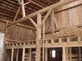 Camp Barn Interior / Sawn Pine Timbers